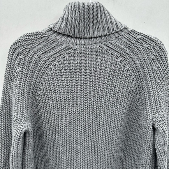 REVOLVE S 525 AMERICA chunky Gray oversized woman cowl fisherman core Sweater - Picture 10 of 13